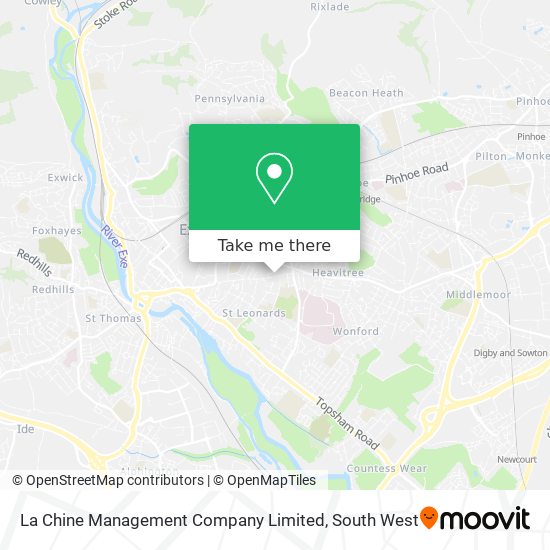 La Chine Management Company Limited map