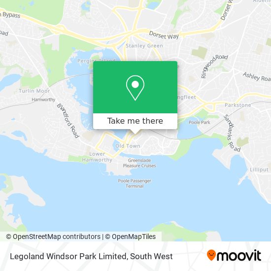 Legoland Windsor Park Limited map