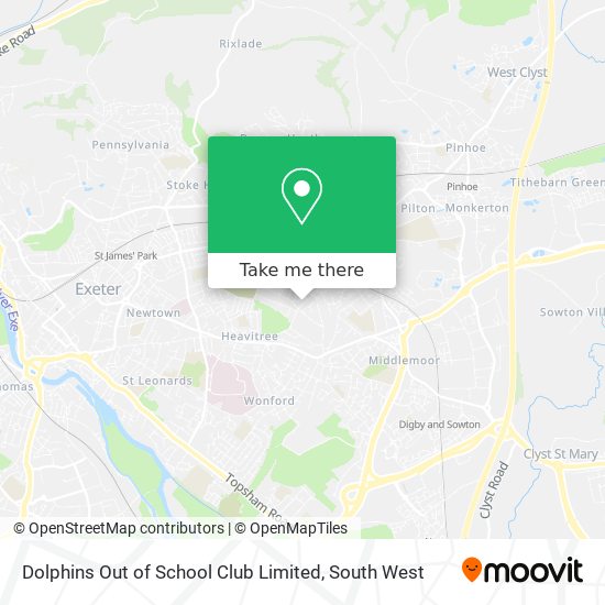 Dolphins Out of School Club Limited map