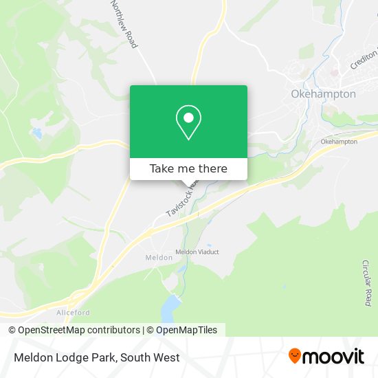 Meldon Lodge Park map