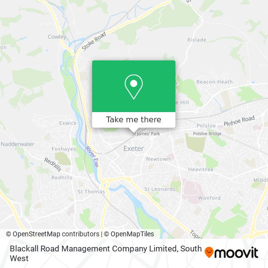 Blackall Road Management Company Limited map