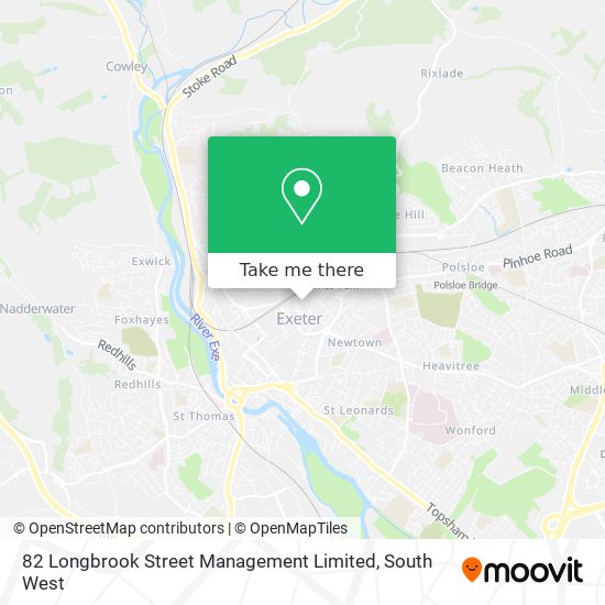 82 Longbrook Street Management Limited map