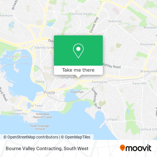 Bourne Valley Contracting map