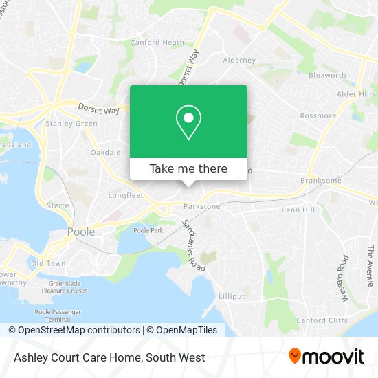 Ashley Court Care Home map