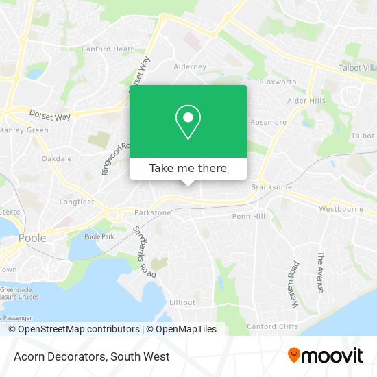 Acorn Decorators map