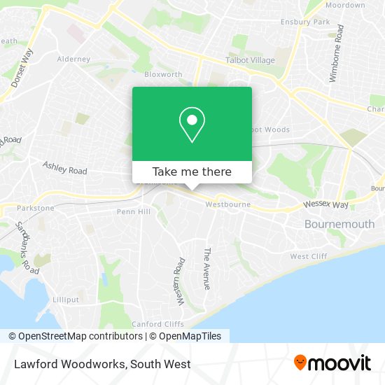 Lawford Woodworks map