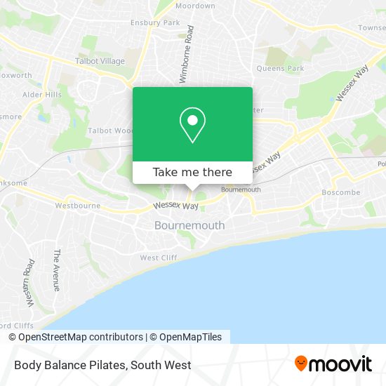 Body Balance Pilates map