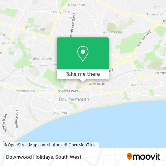 Downwood Holidays map