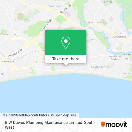 B W Dawes Plumbing Maintenance Limited map