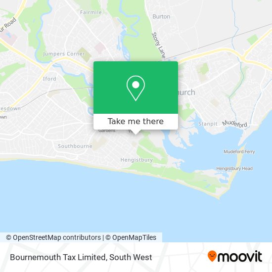 Bournemouth Tax Limited map