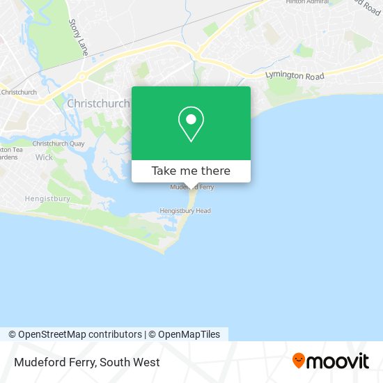 Mudeford Ferry map