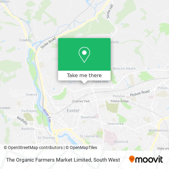 The Organic Farmers Market Limited map