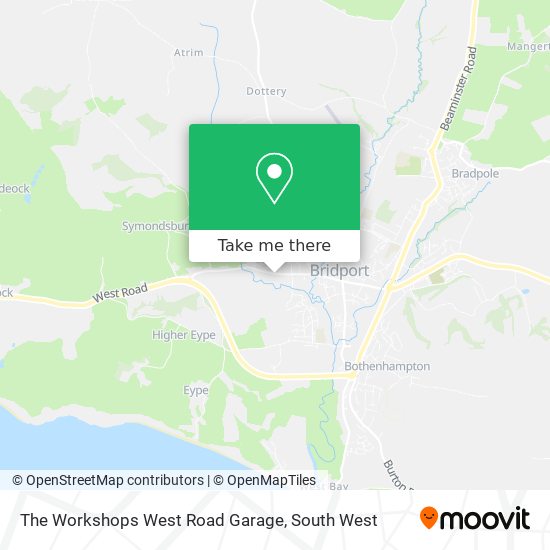 The Workshops West Road Garage map