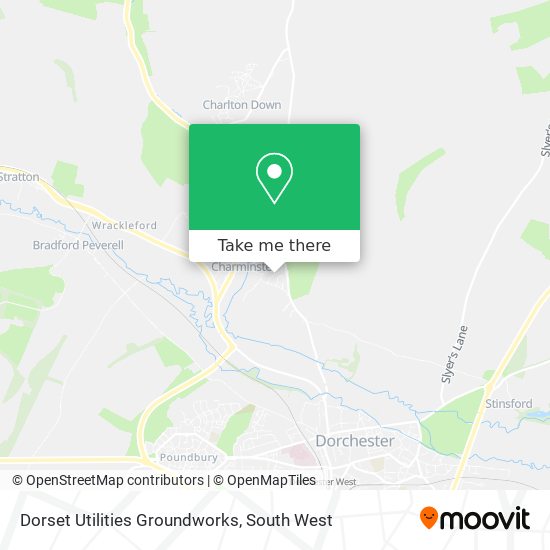 Dorset Utilities Groundworks map