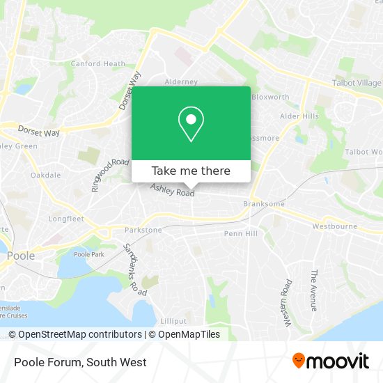 Poole Forum map