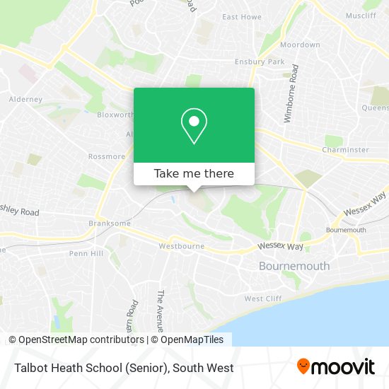 Talbot Heath School (Senior) map