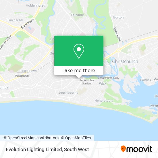 Evolution Lighting Limited map