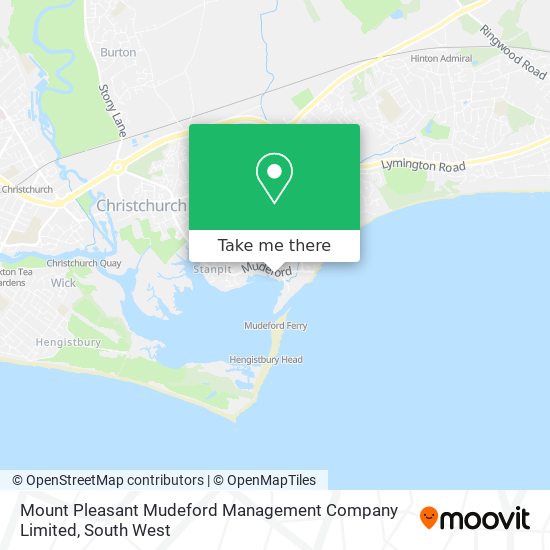 Mount Pleasant Mudeford Management Company Limited map