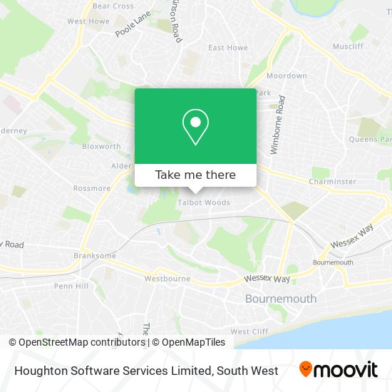 Houghton Software Services Limited map