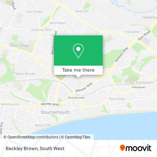 Beckley Brown map