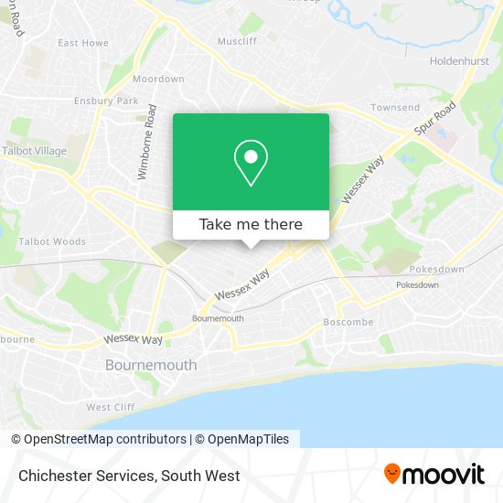 Chichester Services map