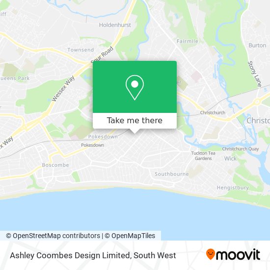 Ashley Coombes Design Limited map