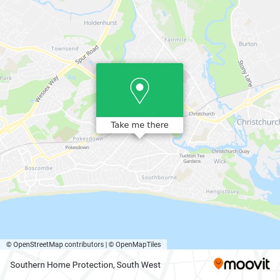 Southern Home Protection map