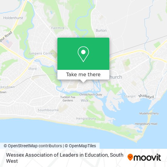 Wessex Association of Leaders in Education map