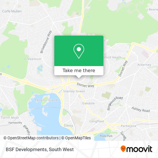 BSF Developments map
