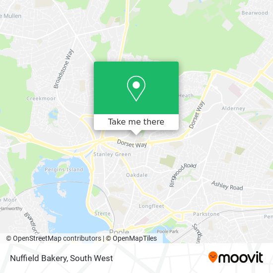 Nuffield Bakery map