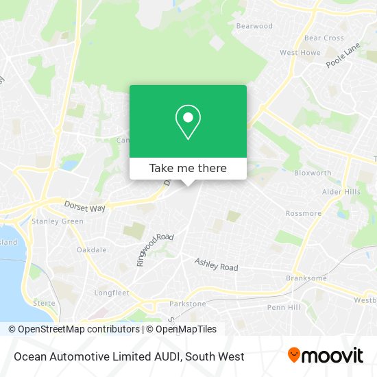 Ocean Automotive Limited AUDI map