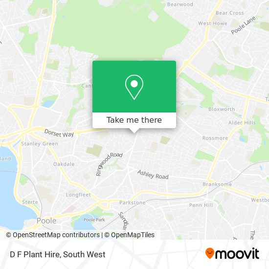 D F Plant Hire map