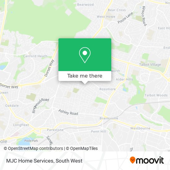 MJC Home Services map