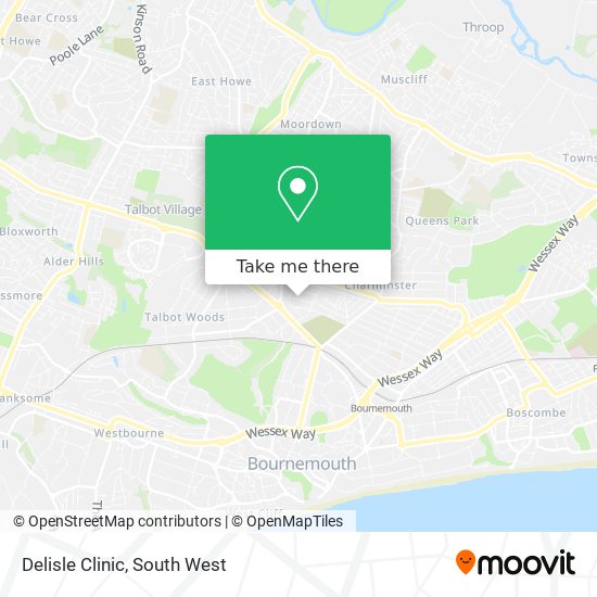 Delisle Clinic map