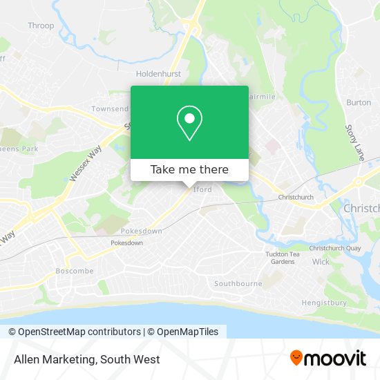 Allen Marketing map