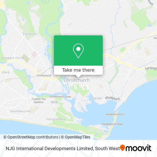 NJG International Developments Limited map