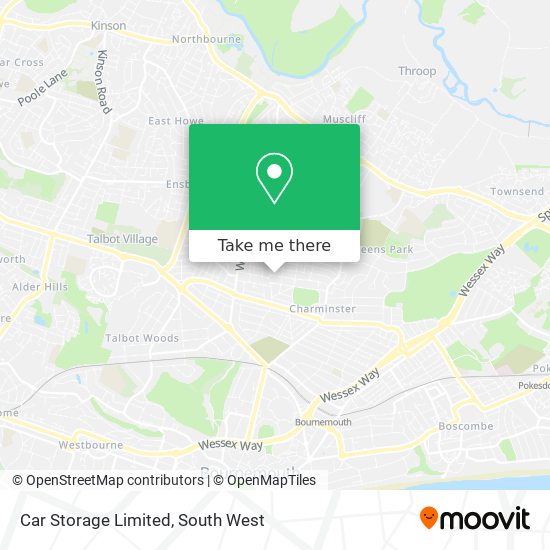 Car Storage Limited map