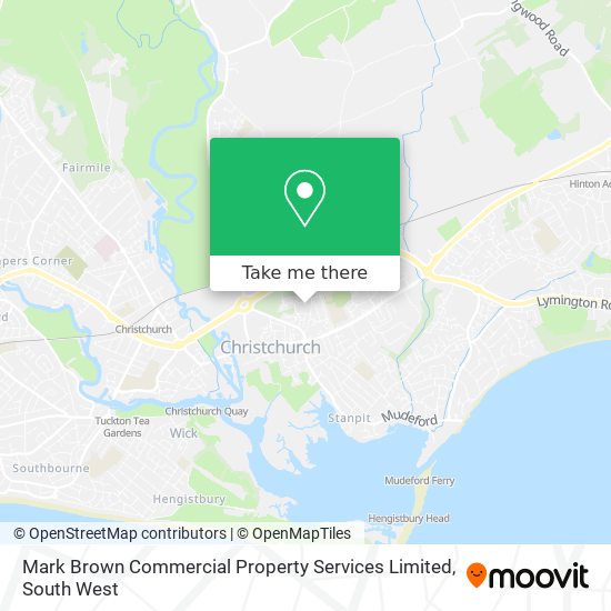 Mark Brown Commercial Property Services Limited map