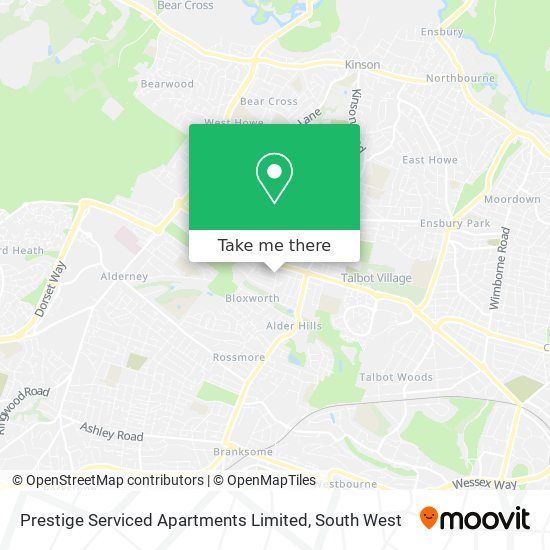 Prestige Serviced Apartments Limited map