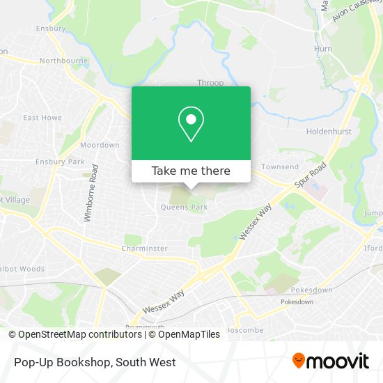 Pop-Up Bookshop map