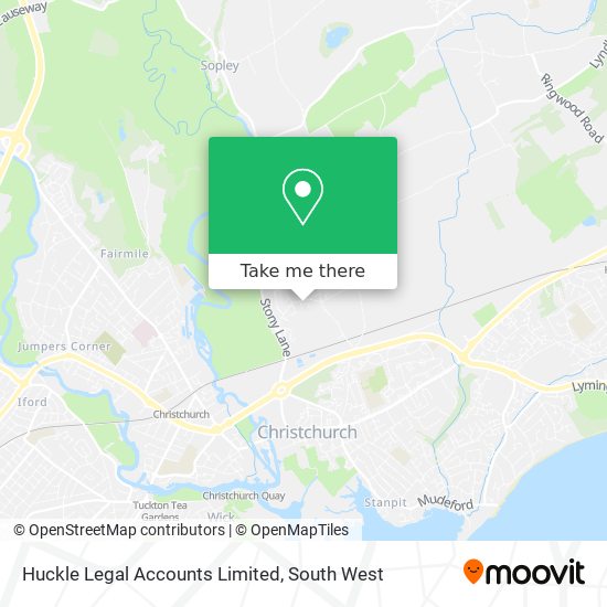 Huckle Legal Accounts Limited map