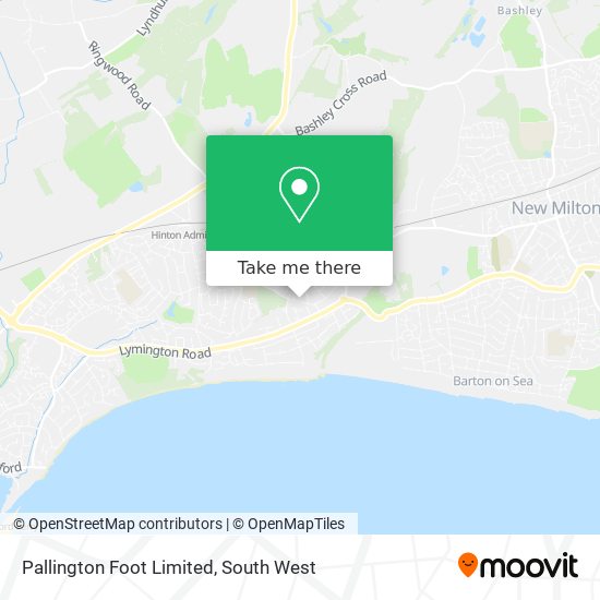 Pallington Foot Limited map