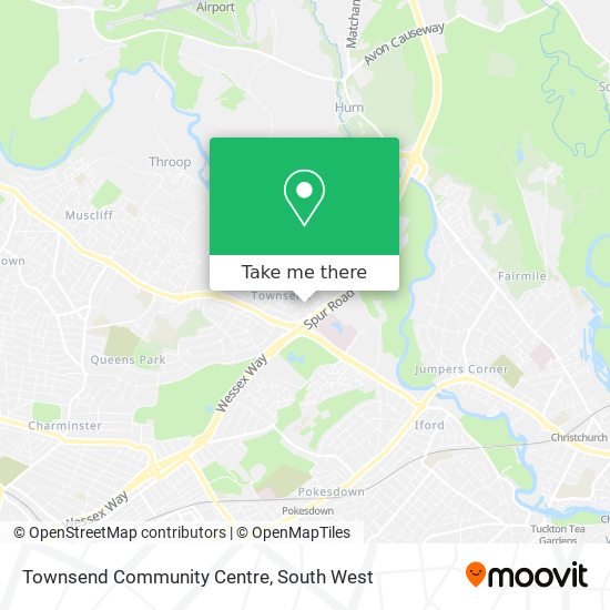 Townsend Community Centre map