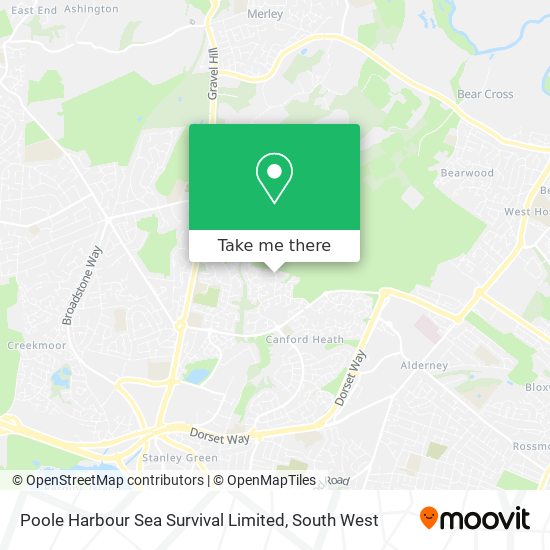 Poole Harbour Sea Survival Limited map