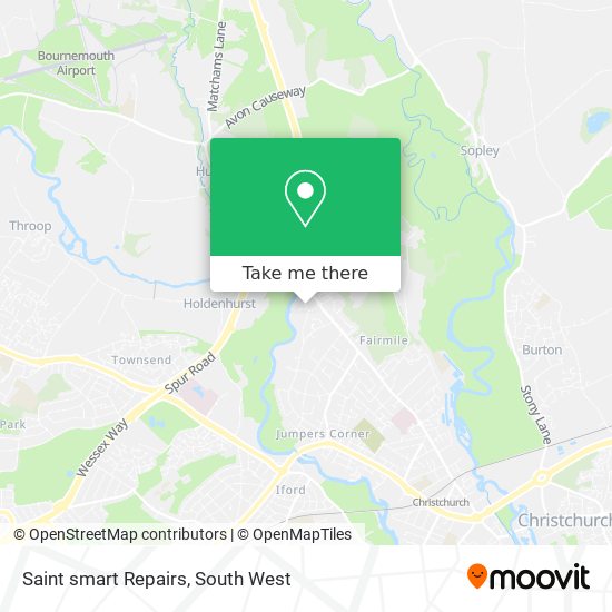 Saint smart Repairs map