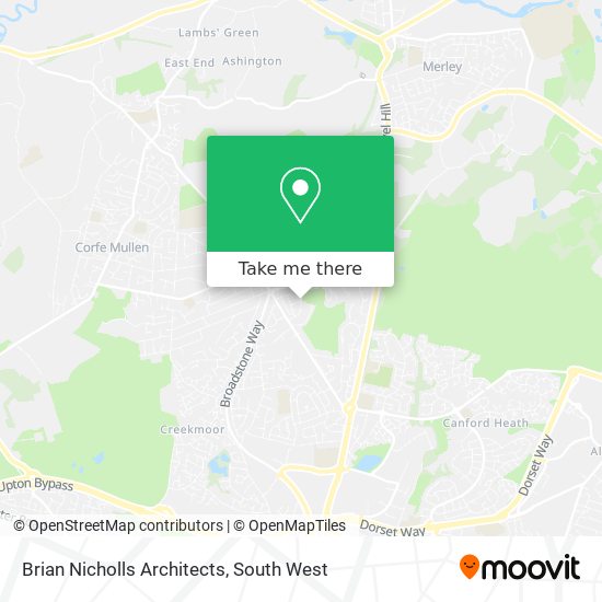 Brian Nicholls Architects map