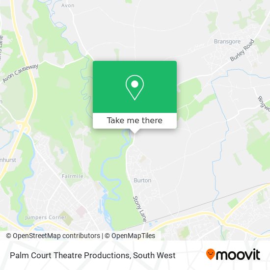 Palm Court Theatre Productions map
