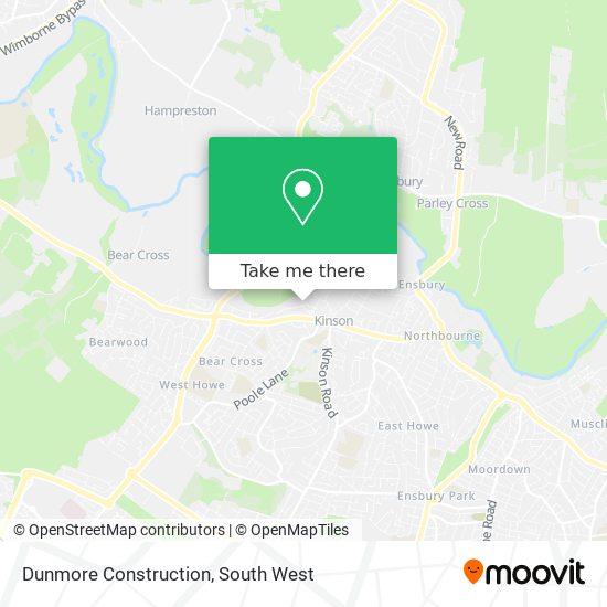 Dunmore Construction map