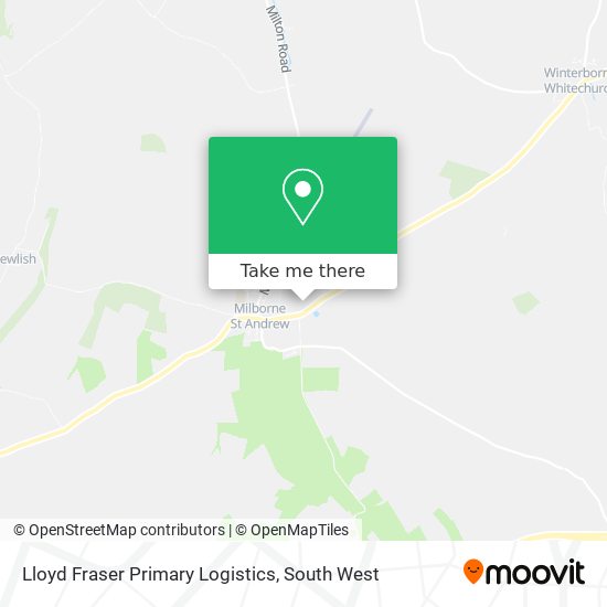 Lloyd Fraser Primary Logistics map