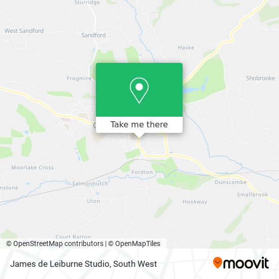 James de Leiburne Studio map